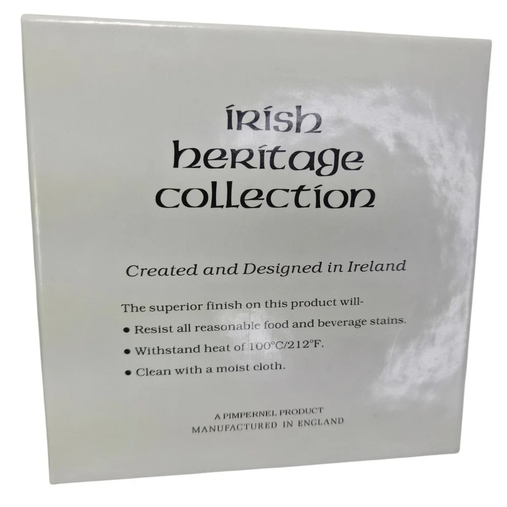 Pimpernel Irish Heritage Collection Coasters Set of 6 Irish Writers Cork Backed